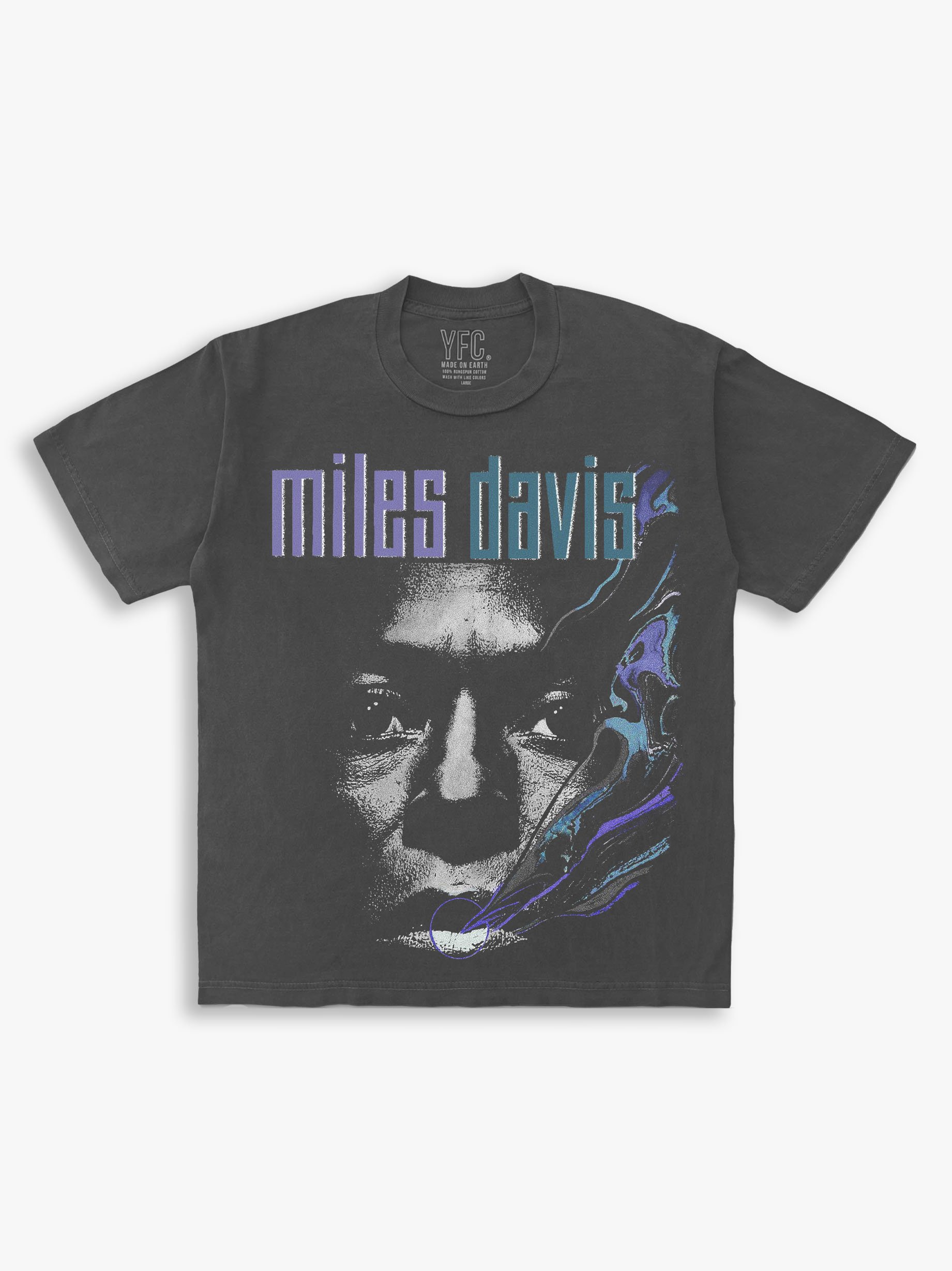Miles Davis Vintage Washed Tee Shirt — Novo Los Angeles